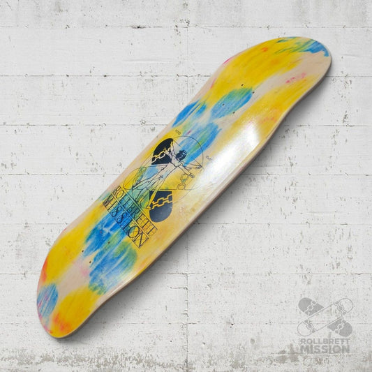 Rollbrett Mission BREITER BUBE Vitruvian 10.5 Deck Acid 22 - Skateboard-Decks - Rollbrett Mission