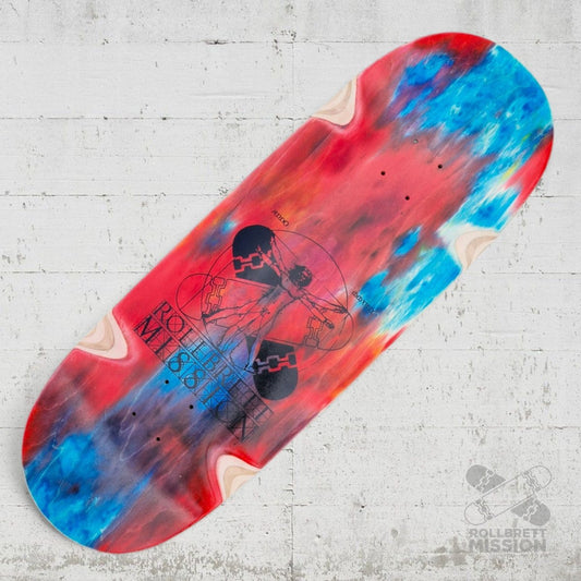 Rollbrett Mission BREITER BUBE Wheel Wells 10.5 Deck Acid 2 - Skateboard - Decks - Rollbrett Mission