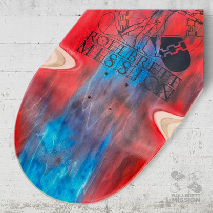 Rollbrett Mission BREITER BUBE Wheel Wells 10.5 Deck Acid 2 - Skateboard - Decks - Rollbrett Mission
