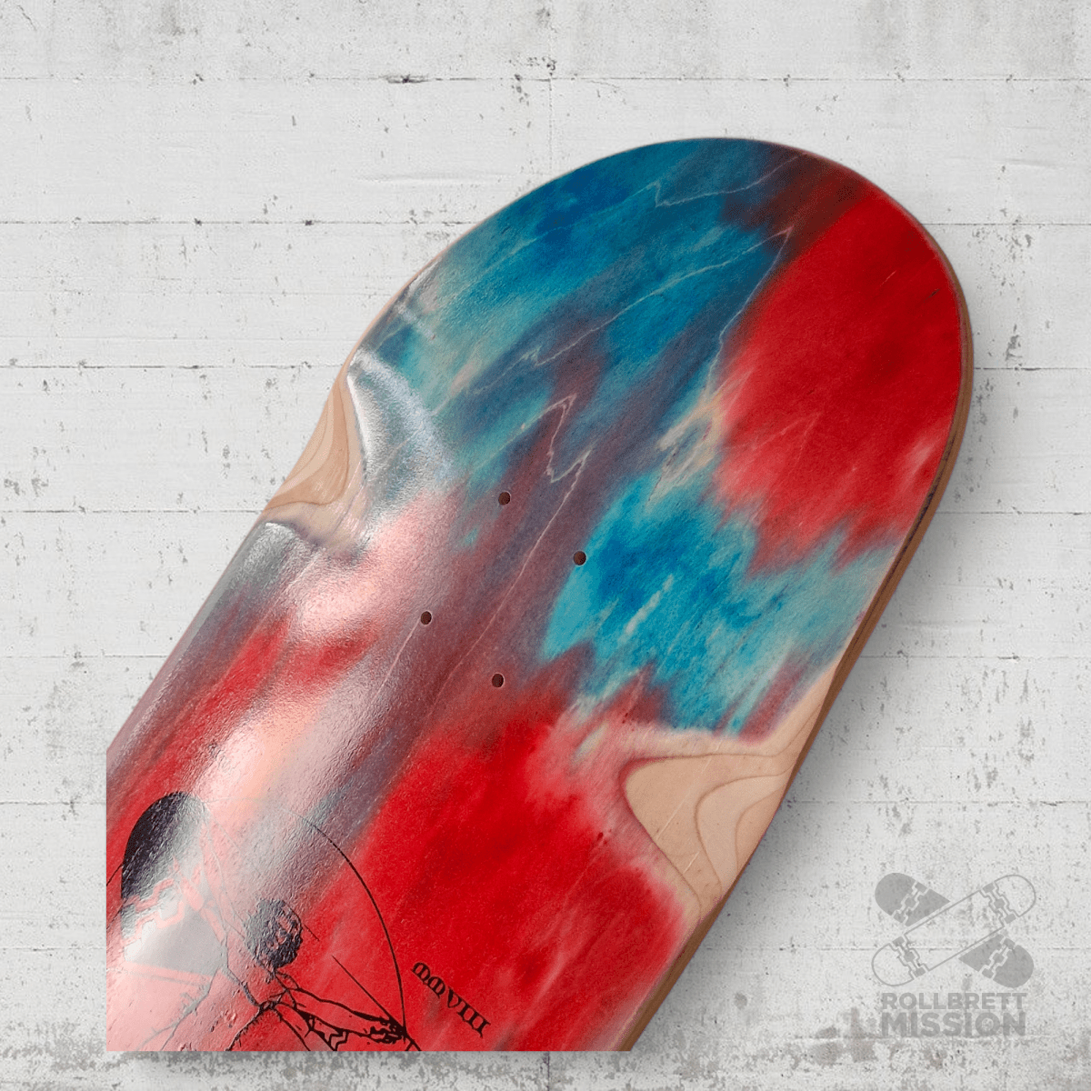 Rollbrett Mission BREITER BUBE Wheel Wells 10.5 Deck Acid 5 - Skateboard - Decks - Rollbrett Mission