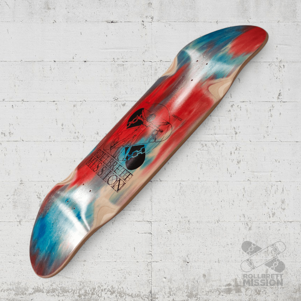 Rollbrett Mission BREITER BUBE Wheel Wells 10.5 Deck Acid 5 - Skateboard - Decks - Rollbrett Mission