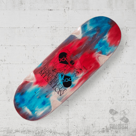 Rollbrett Mission BREITER BUBE Wheel Wells 10.5 Deck Acid 5 - Skateboard - Decks - Rollbrett Mission