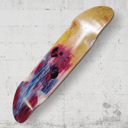 Rollbrett Mission BREITER BUBE Wheel Wells 10.5 Deck Acid 6 - Skateboard - Decks - Rollbrett Mission