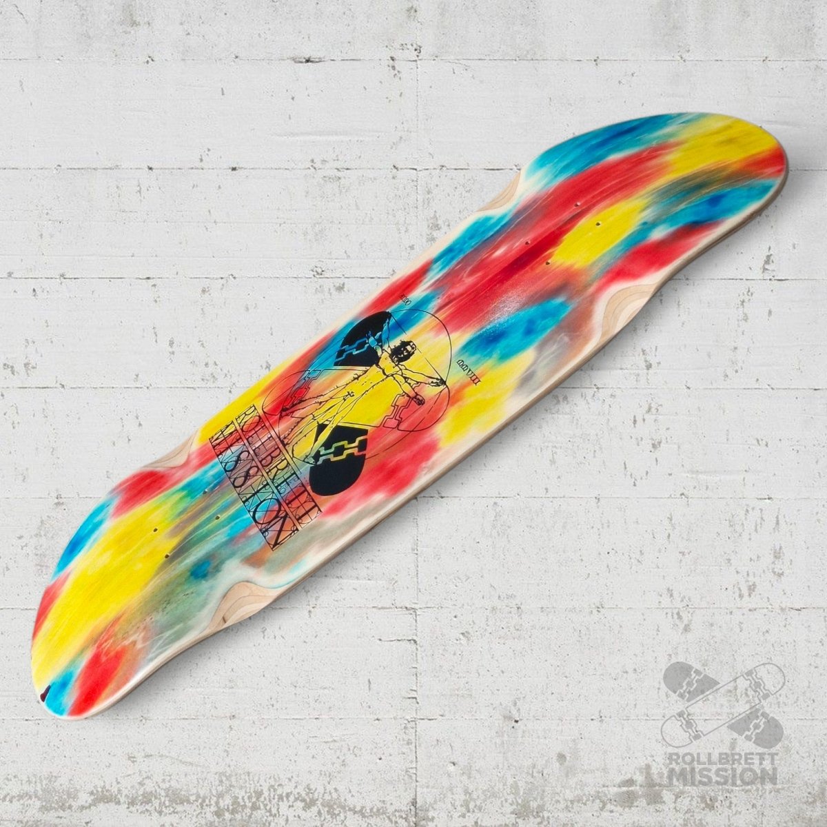 Rollbrett Mission Breiter Bube Wheel Wells 10.5 Deck - Skateboard - Decks - Rollbrett Mission