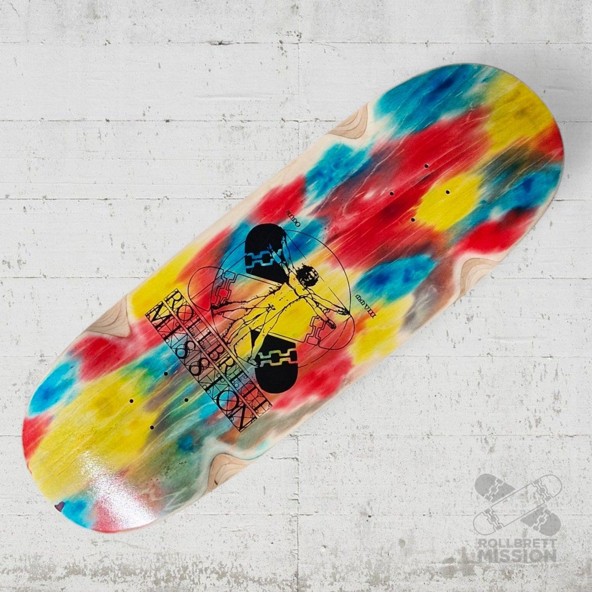 Rollbrett Mission Breiter Bube Wheel Wells 10.5 Deck - Skateboard - Decks - Rollbrett Mission