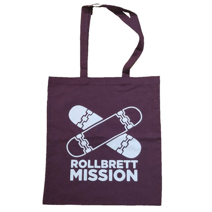 Rollbrett Mission Classic Turnbeutel Baumwolltasche burgunder - Taschen & Gepäck - Rollbrett Mission