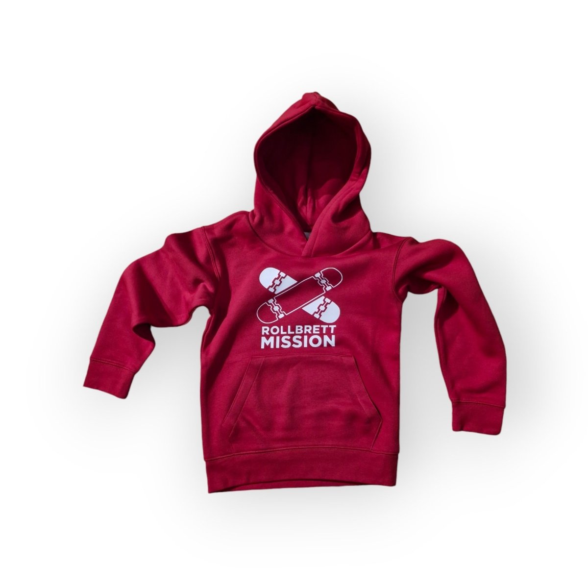 Rollbrett Mission Kids New Classic Hoodie rot - Shirts & Tops - Rollbrett Mission
