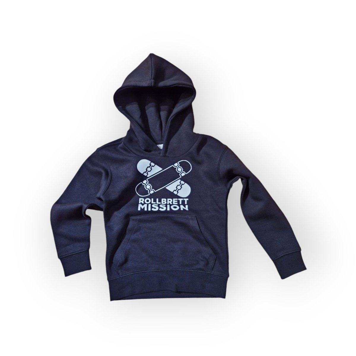 Rollbrett Mission Kids New Classic Hoodie schwarz - Shirts & Tops - Rollbrett Mission