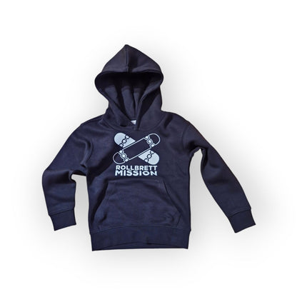 Rollbrett Mission Kids New Classic Hoodie schwarz - Shirts & Tops - Rollbrett Mission