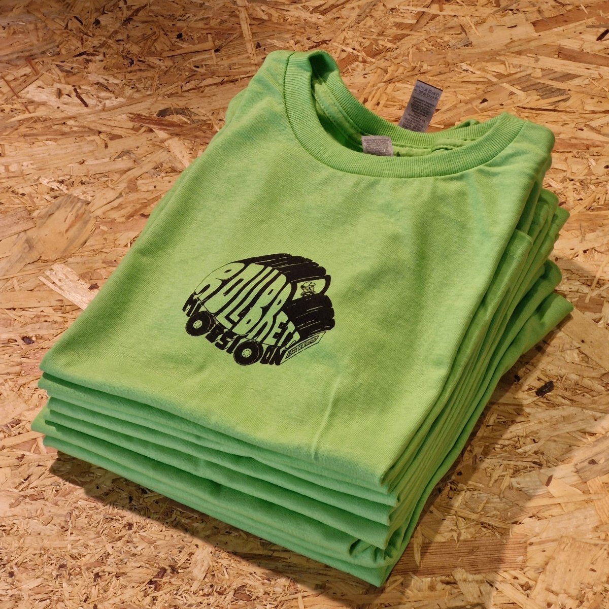 Rollbrett Mission Kids T-Shirt Gabbo lime green - Shirts & Tops - Rollbrett Mission