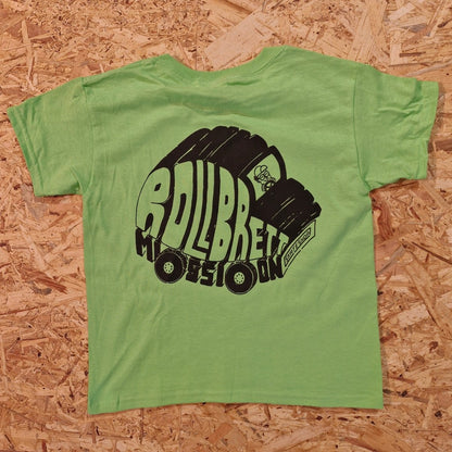 Rollbrett Mission Kids T-Shirt Gabbo lime green - Shirts & Tops - Rollbrett Mission