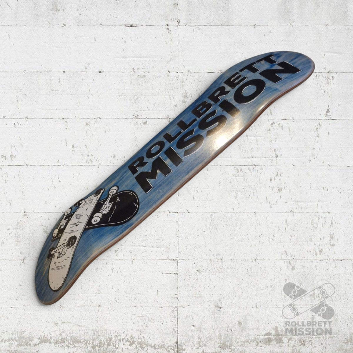 Rollbrett Mission KURZER ZWILLING 3D 8.25 Short Twintail Deck - Skateboard-Decks - Rollbrett Mission