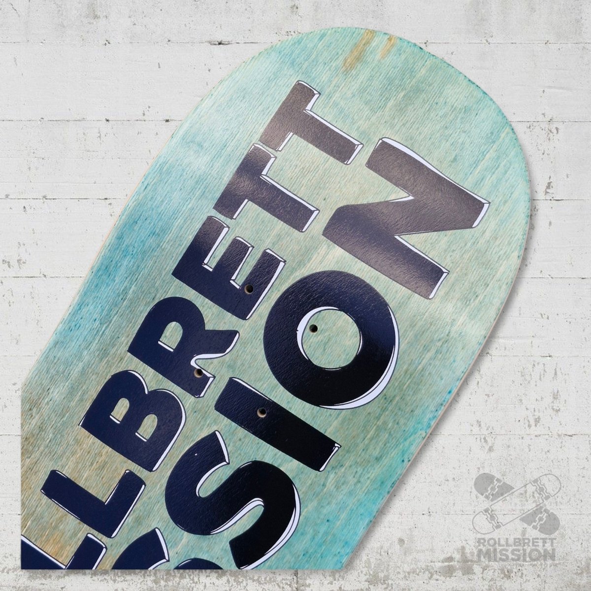 Rollbrett Mission KURZER ZWILLING 3D 8.25 Short Twintail Deck - Skateboard - Decks - Rollbrett Mission