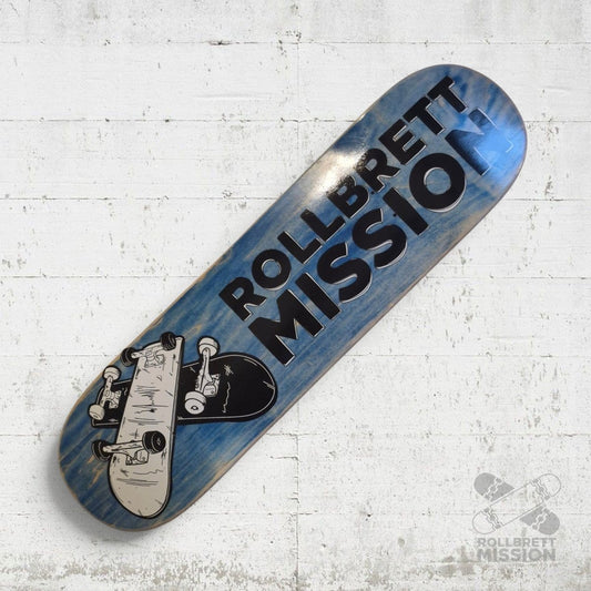 Rollbrett Mission KURZER ZWILLING 3D 8.25 Short Twintail Deck - Skateboard-Decks - Rollbrett Mission