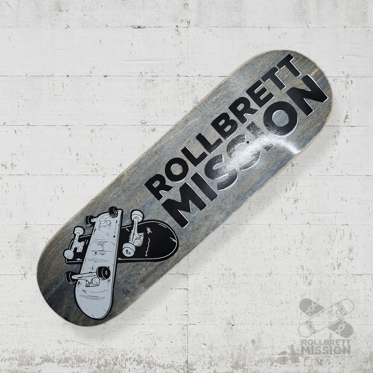 Rollbrett Mission KURZER ZWILLING 3D 9.0 Short Twintail Deck - Skateboard - Decks - Rollbrett Mission