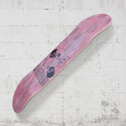 Rollbrett Mission KURZER ZWILLING Vitruvian 8.0 Short Twintail Deck - Skateboard - Decks - Rollbrett Mission