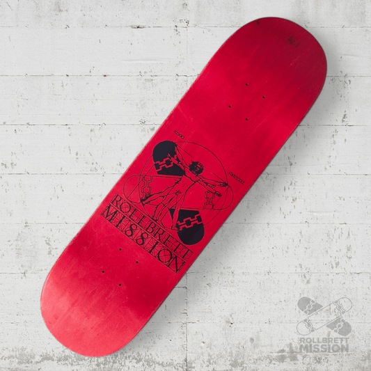 Rollbrett Mission KURZER ZWILLING Vitruvian 8.5 Short Twintail Deck - Skateboard - Decks - Rollbrett Mission