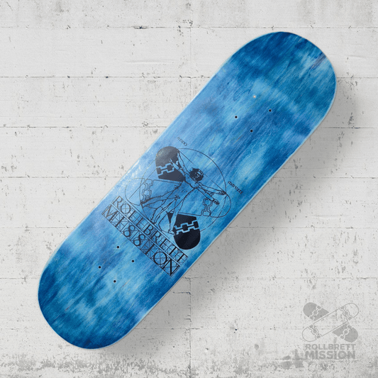 Rollbrett Mission KURZER ZWILLING Vitruvian 9.0 Short Twintail Deck - Skateboard - Decks - Rollbrett Mission
