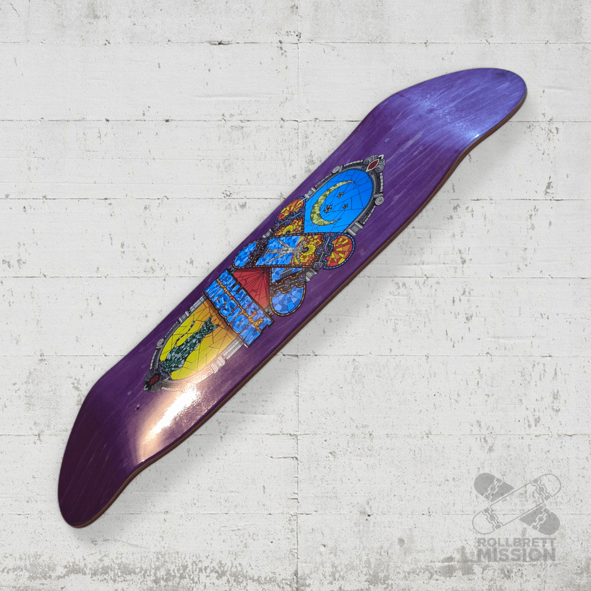 Rollbrett Mission Mosaik 9.25 Egg Shape Deck - Skateboard - Decks - Rollbrett Mission