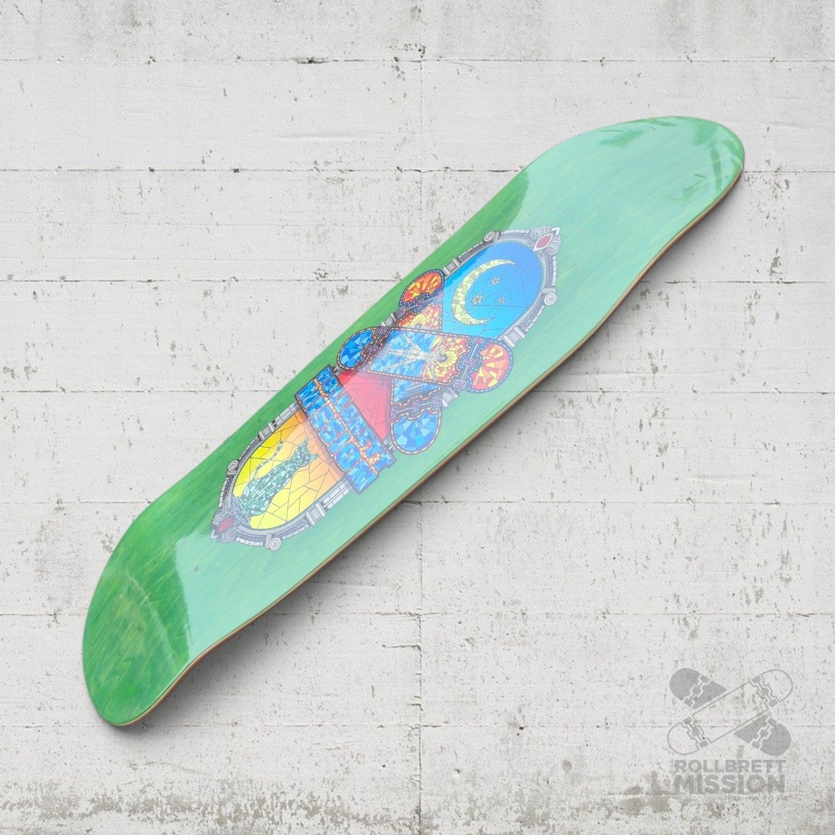 Rollbrett Mission Mosaik 9.25 Special Shape Deck - Skateboard-Decks - Rollbrett Mission