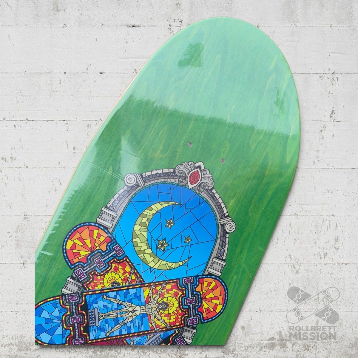 Rollbrett Mission Mosaik 9.25 Special Shape Deck - Skateboard-Decks - Rollbrett Mission