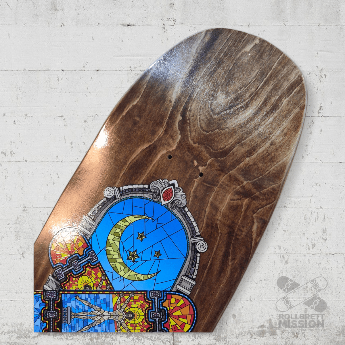 Rollbrett Mission Mosaik 9.25 Square Oldschool Deck - Skateboard - Decks - Rollbrett Mission