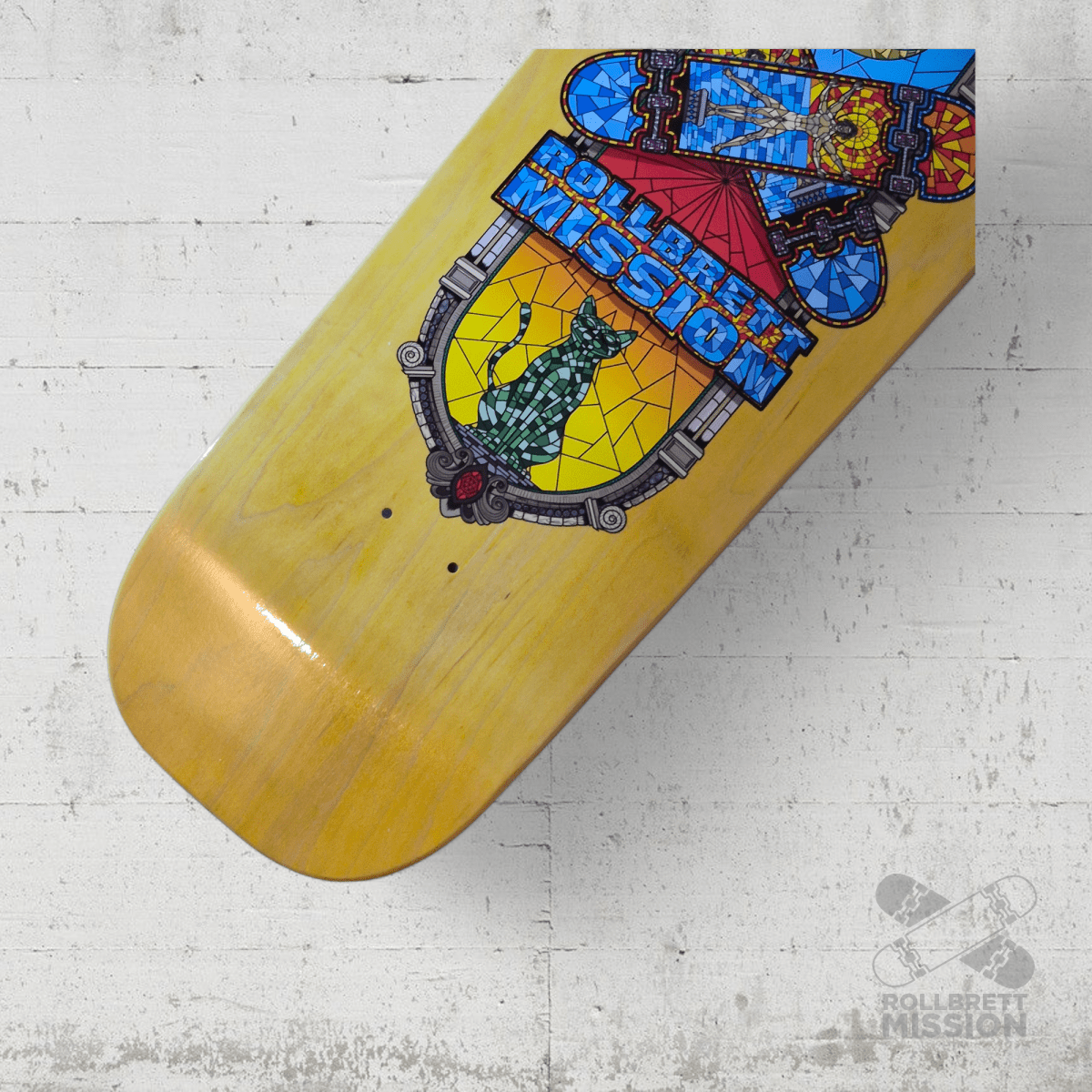 Rollbrett Mission Mosaik 9.75 Oldschool Deck - Skateboard - Decks - Rollbrett Mission