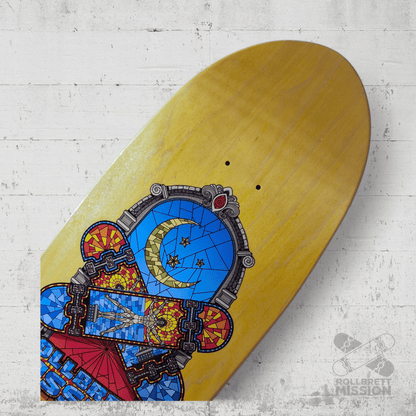 Rollbrett Mission Mosaik 9.75 Oldschool Deck - Skateboard - Decks - Rollbrett Mission
