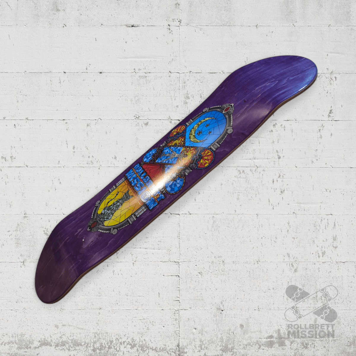Rollbrett Mission Mosaik Deep Concave Deck - Skateboard - Decks - Rollbrett Mission