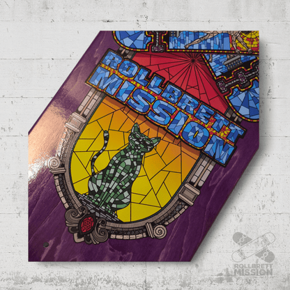 Rollbrett Mission Mosaik Deep Concave Deck - Skateboard - Decks - Rollbrett Mission