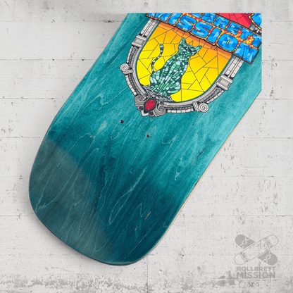 Rollbrett Mission Mosaik Katze 9.31 Oldschool Deck - Skateboard - Decks - Rollbrett Mission
