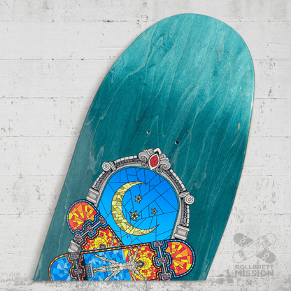 Rollbrett Mission Mosaik Katze 9.31 Oldschool Deck - Skateboard - Decks - Rollbrett Mission