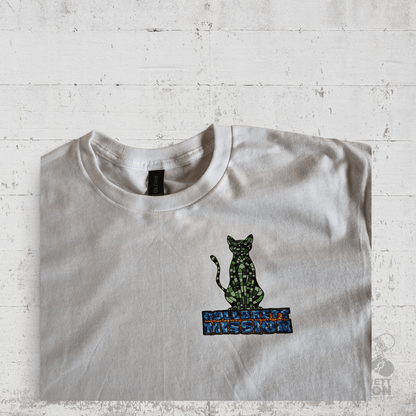 Rollbrett Mission Mosaik Katze T-Shirt weiß - Rollbrett Mission