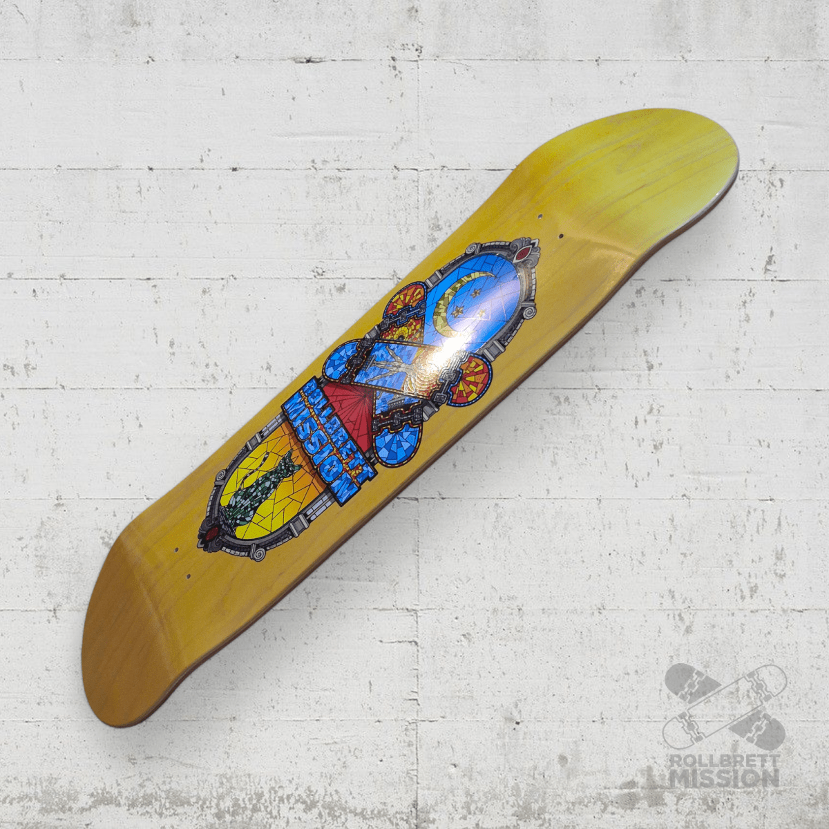 Rollbrett Mission Mosaik Medium Concave Deck - Skateboard - Decks - Rollbrett Mission