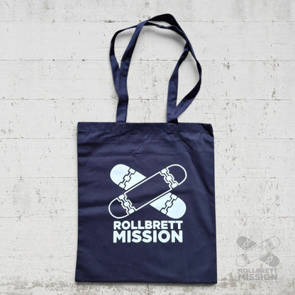 Rollbrett Mission Turnbeutel Baumwolltasche Klassik blau - Taschen & Gepäck - Rollbrett Mission