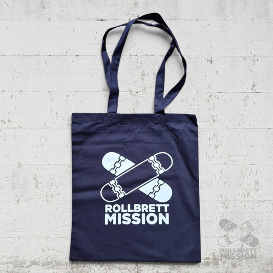 Rollbrett Mission Turnbeutel Baumwolltasche Klassik blau - Taschen & Gepäck - Rollbrett Mission