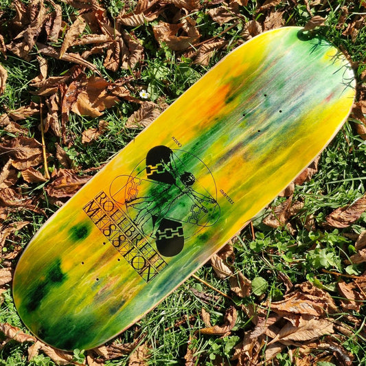 Rollbrett Mission Vitruvian Breiter Bube 10.5 Deck Acid 17 - Skateboard - Decks - Rollbrett Mission