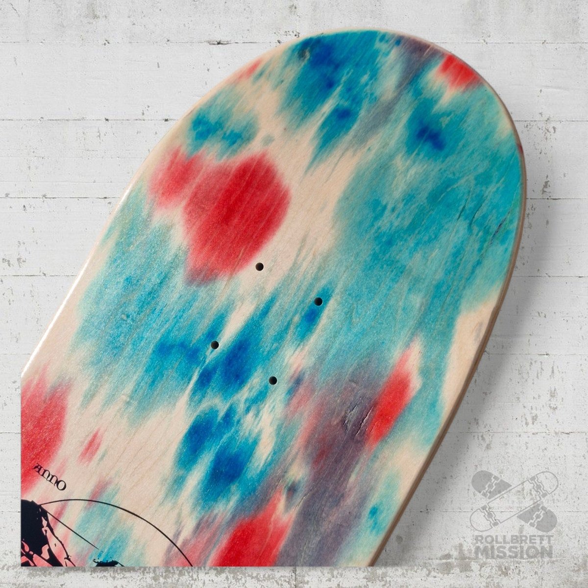 Rollbrett Mission Vitruvian Dickes Ei Deck Acid 1 - Skateboard - Decks - Rollbrett Mission