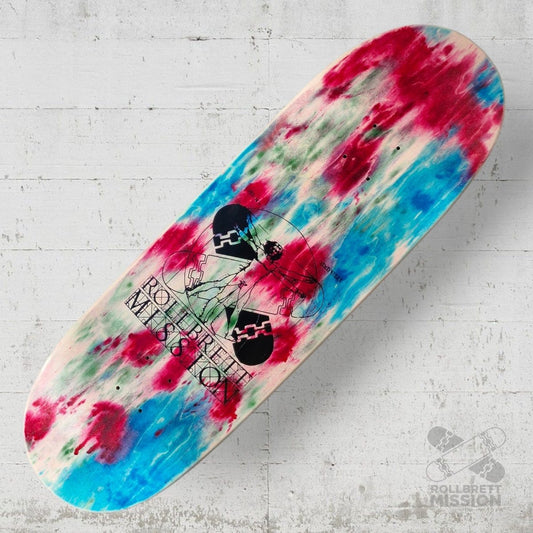 Rollbrett Mission Vitruvian Dickes Ei Deck Acid 2 - Skateboard - Decks - Rollbrett Mission