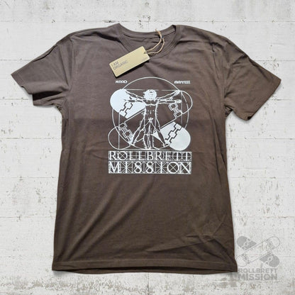 Rollbrett Mission Vitruvian Organic T-Shirt olivgrün - Shirts & Tops - Rollbrett Mission