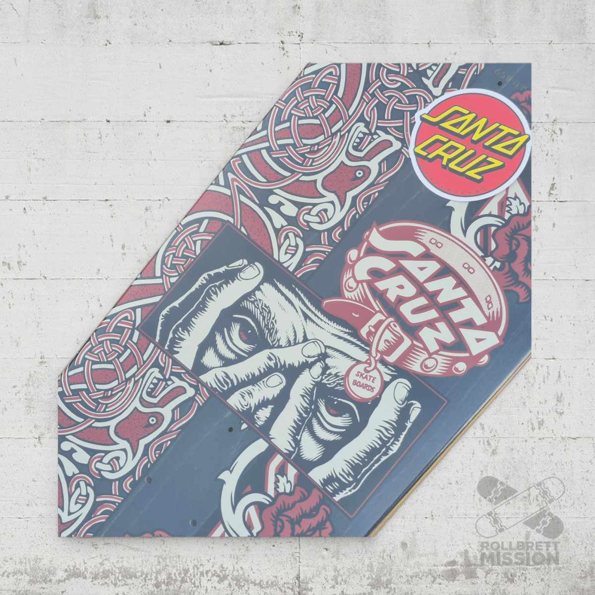 Santa Cruz Dressen Evo Pro Shaped 9.3" Deck - Skateboard - Decks - Rollbrett Mission