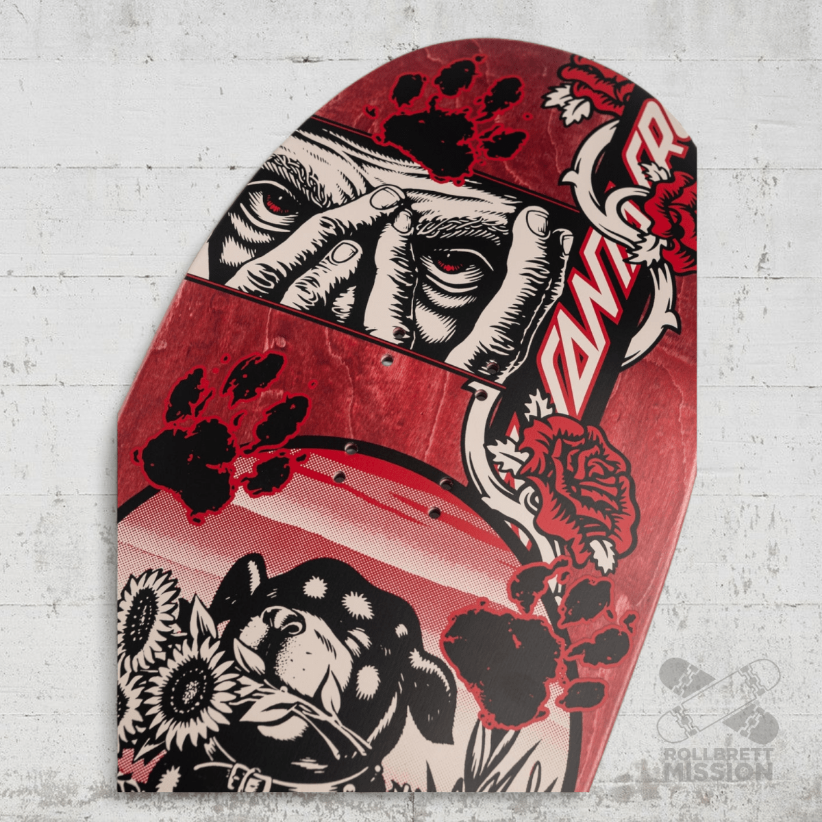 Santa Cruz Dressen Evo Pro Shaped 9.3" Deck - Skateboard - Decks - Rollbrett Mission