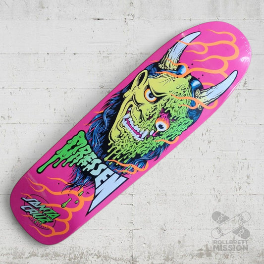 Santa Cruz Dressen Hannya Mask Pro Shaped 9.3" Deck - Skateboard - Decks - Rollbrett Mission