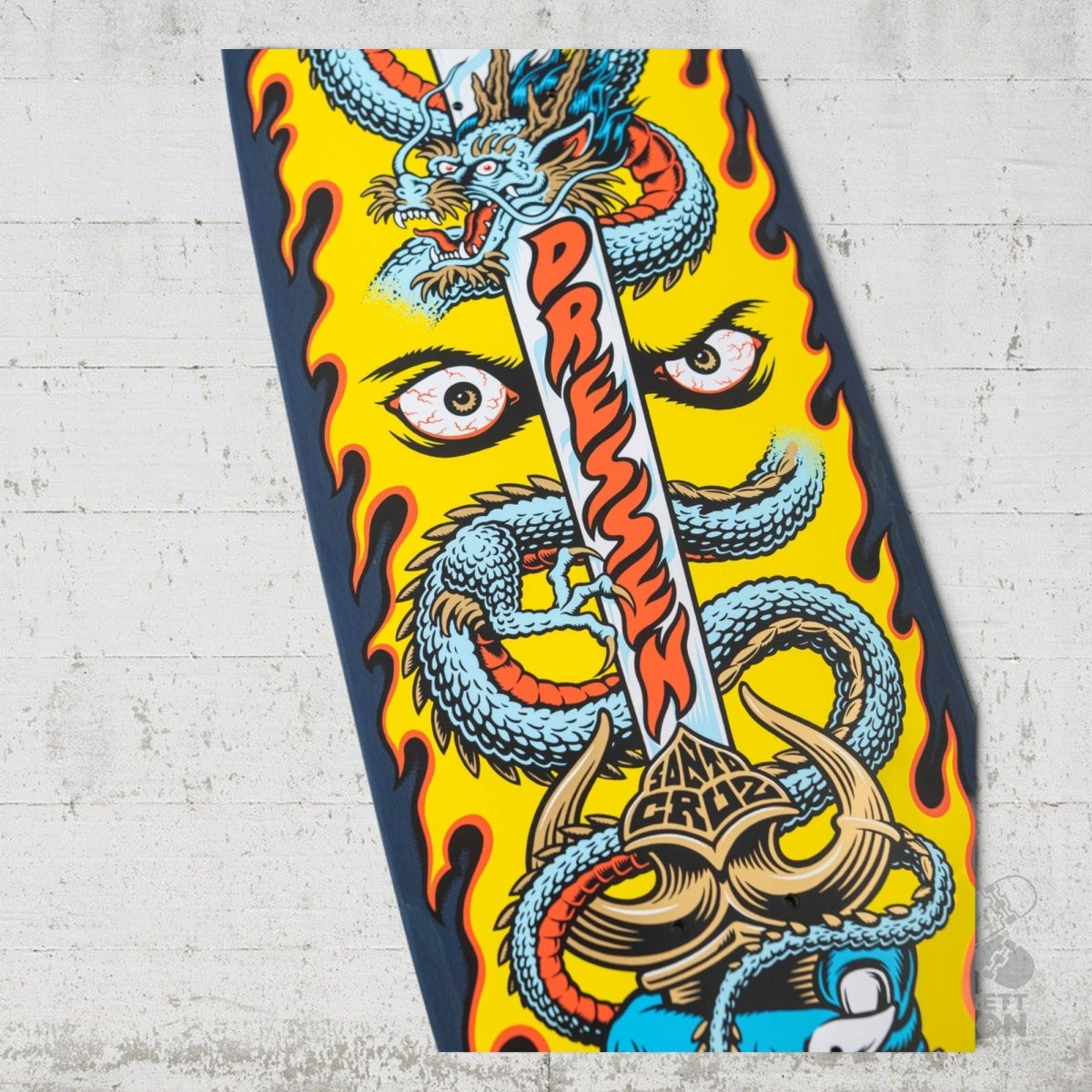 Santa Cruz Dressen Sword Pro 9.25" Shaped Deck - Skateboard-Decks - Rollbrett Mission