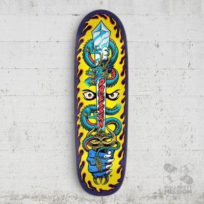 Santa Cruz Dressen Sword Pro 9.25" Shaped Deck - Skateboard-Decks - Rollbrett Mission