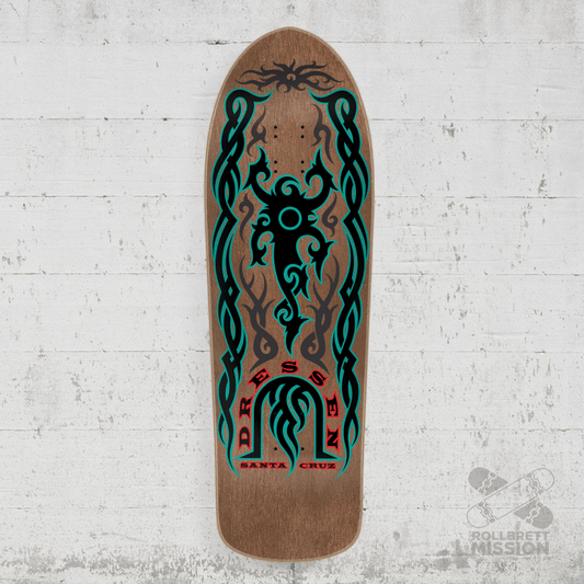 Santa Cruz Dressen Tribal Reissue 9.9" Deck - Skateboard - Decks - Rollbrett Mission