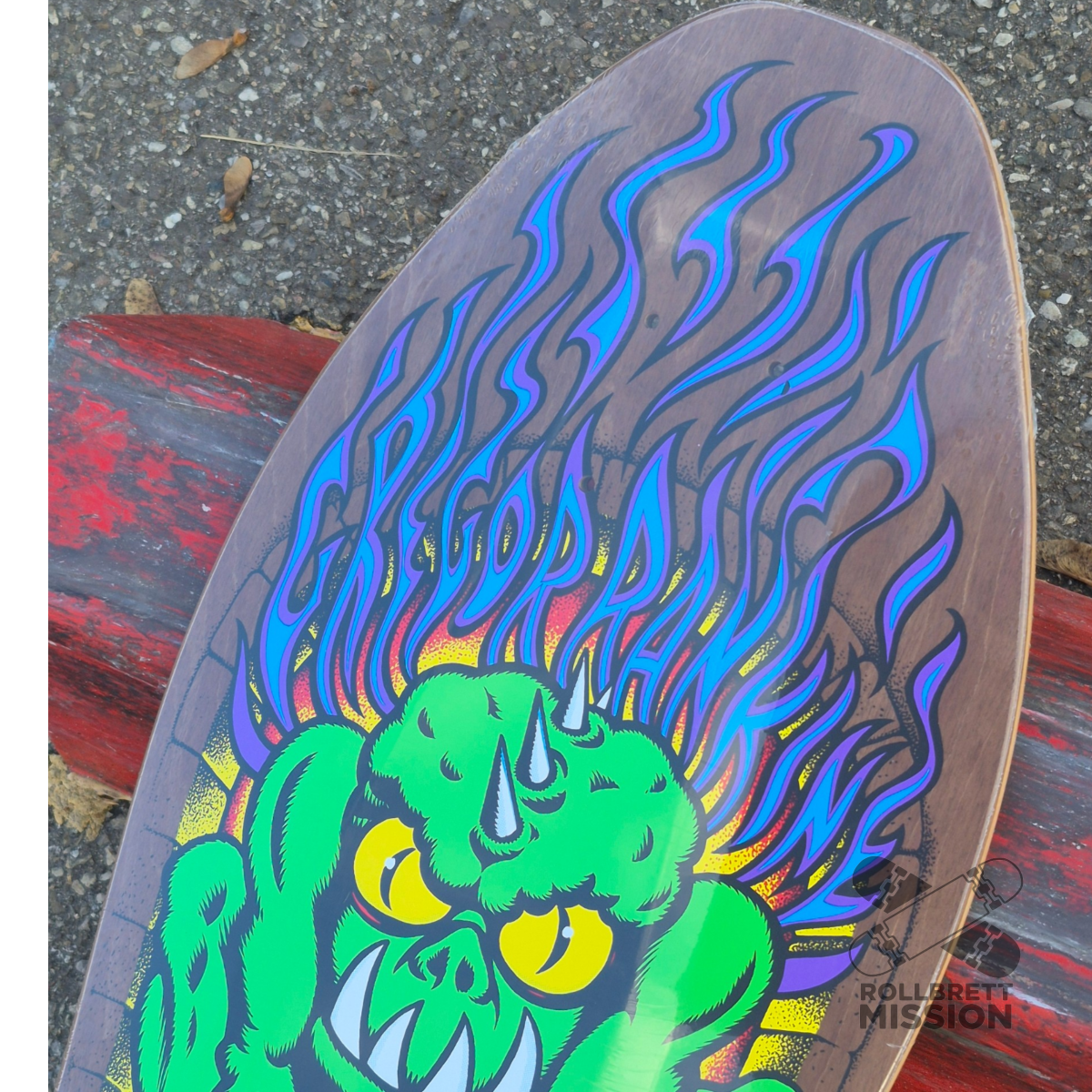 Santa Cruz Gregor Rankine Monster 2026 Reissue Deck - Skateboard-Decks - Rollbrett Mission