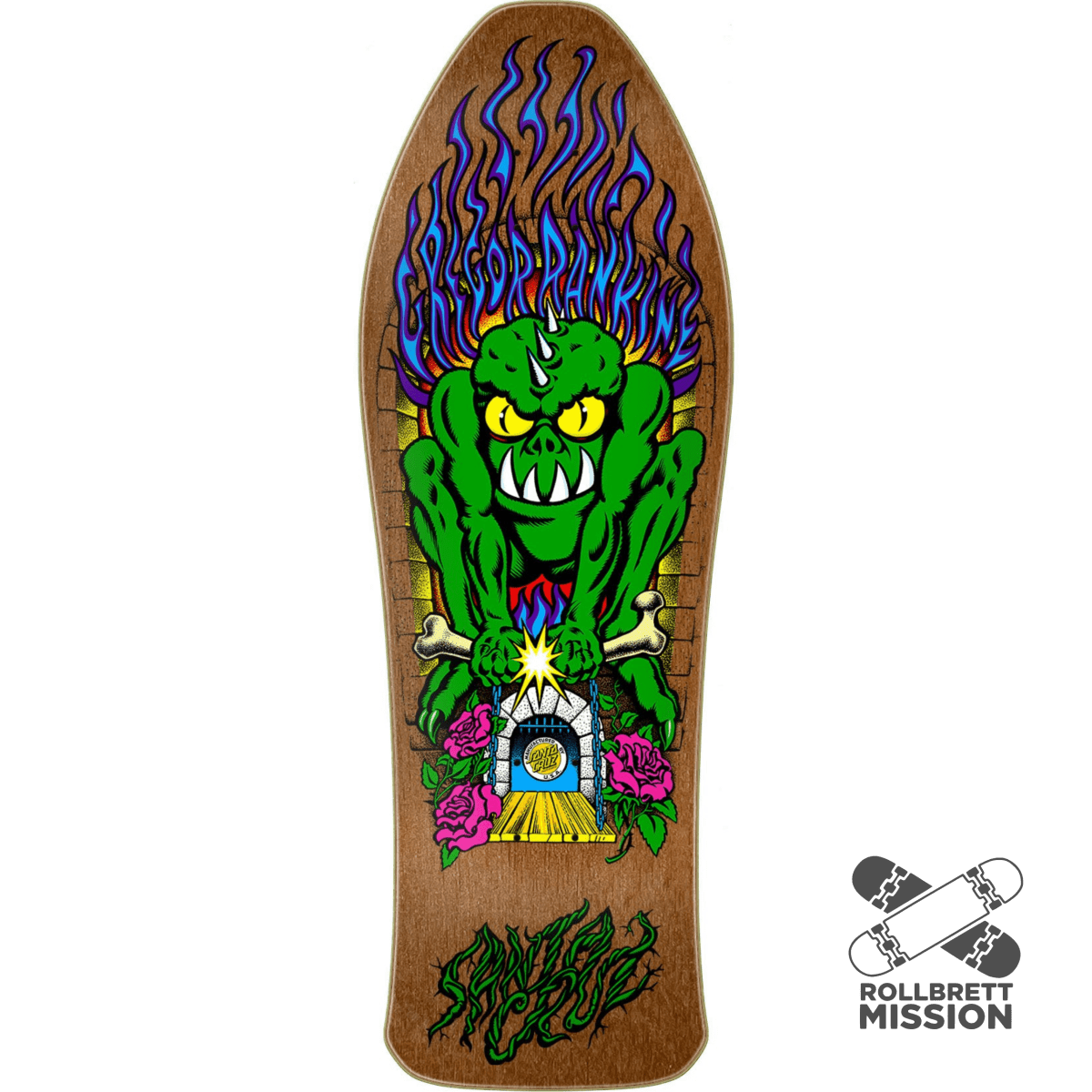 Santa Cruz Gregor Rankine Monster 2026 Reissue Deck - Skateboard-Decks - Rollbrett Mission