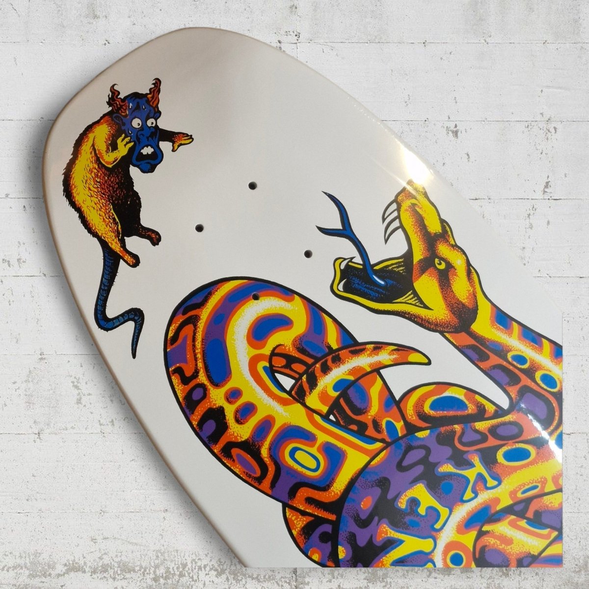 Santa Cruz Kendall Snake 9.975 Reissue Deck - Skateboard - Decks - Rollbrett Mission