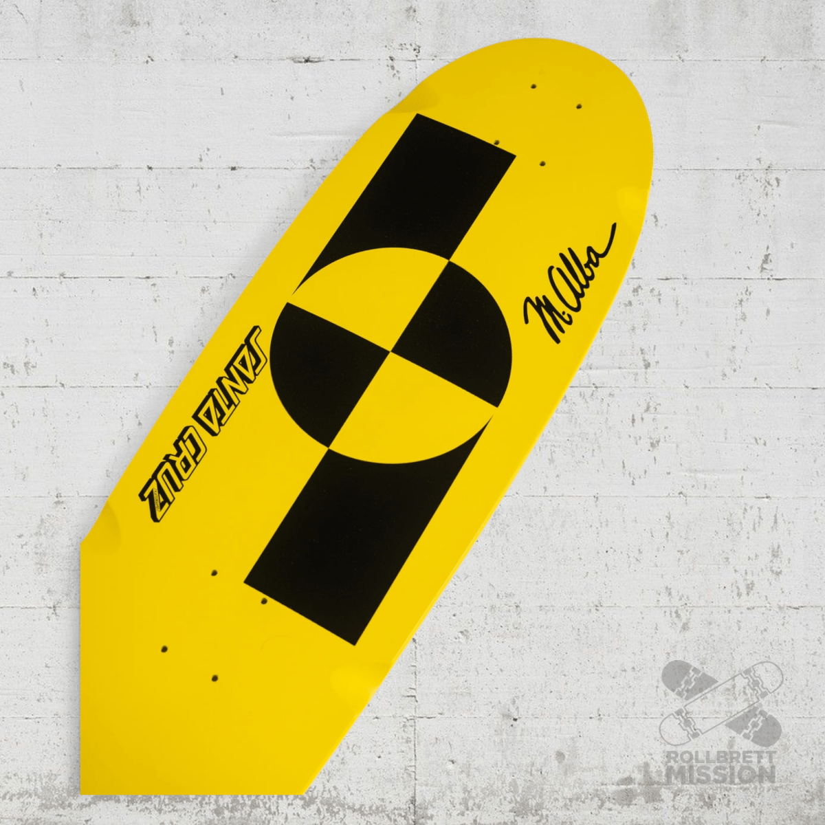 Santa Cruz Malba Crash Test Reissue Deck - Skateboard - Decks - Rollbrett Mission